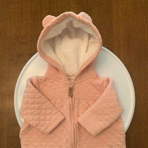 Infant Hooded Zip Front Jacket